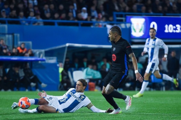 Barca scrape home in Leganes to move 7 points clear lead in La Liga Barca scrape home in Leganes to move 7 points clear lead in La Liga