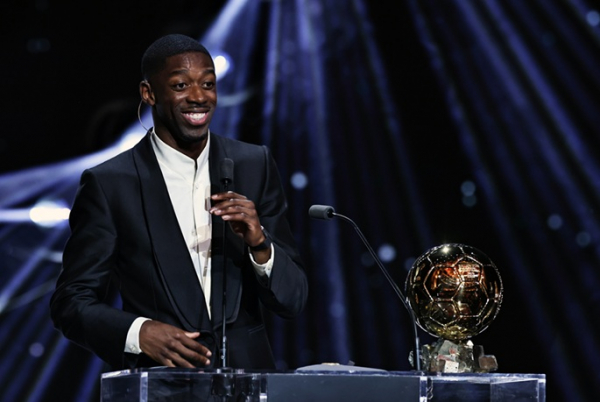 French striker Dembele wins Ballon d'Or French striker Dembele wins Ballon d'Or