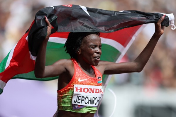 Kenya's Jepchirchir wins women's marathon title at World Athletics Kenya's Jepchirchir wins women's marathon title at World Athletics