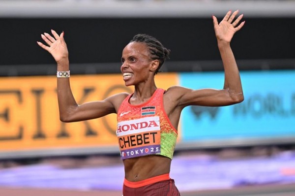 Chebet, Perez complete golden doubles at Tokyo worlds Chebet, Perez complete golden doubles at Tokyo worlds