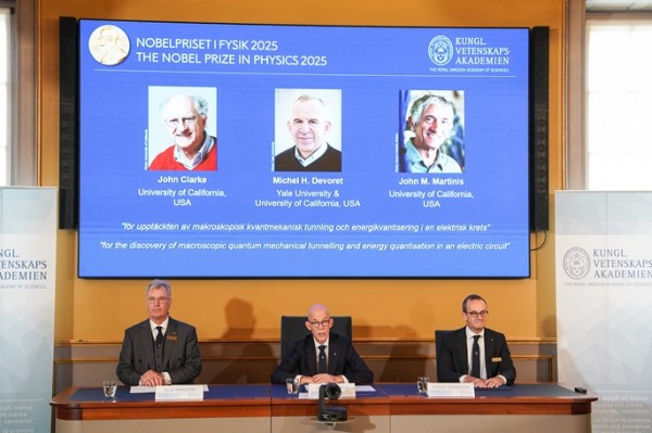 3 win Nobel in Physics for macroscopic quantum phenomena discovery 3 win Nobel in Physics for macroscopic quantum phenomena discovery