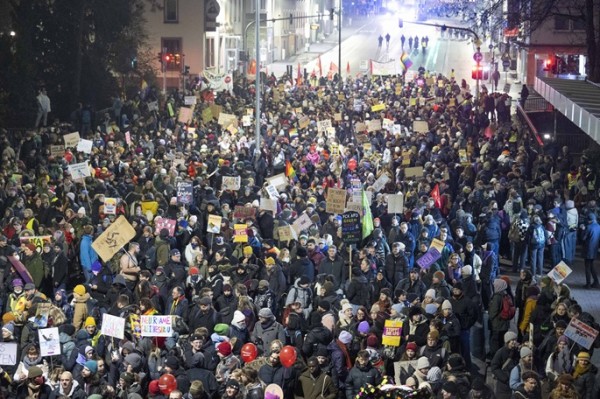 Mass protests, blockades against new AfD youth group in Germany Mass protests, blockades against new AfD youth group in Germany