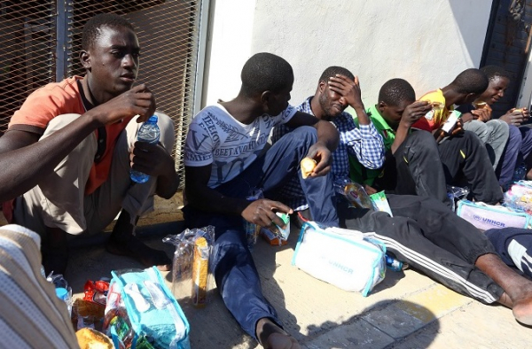 71 migrants rescued off coast of Benghazi in Libya 71 migrants rescued off coast of Benghazi in Libya