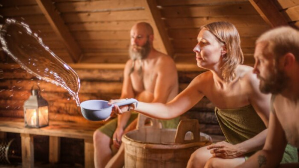 Calm and harmony: A relaxing sauna continues to be a Finnish Christmas tradition
