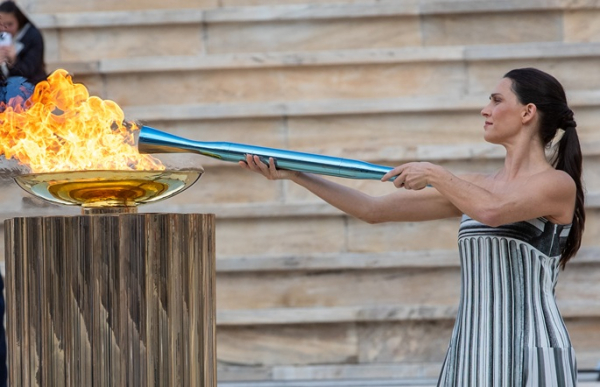 Olympic flame for 2026 Winter Games arrives in Italy Olympic flame for 2026 Winter Games arrives in Italy