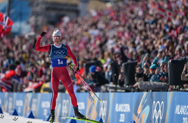 Klaebo makes Winter Olympic history winning 9 golds Klaebo makes Winter Olympic history winning 9 golds