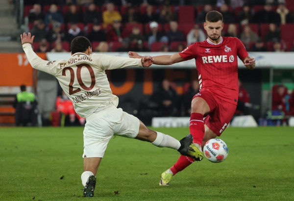 Augsburg beat Cologne 2-0 to celebrate double Bundesliga anniversary Augsburg beat Cologne 2-0 to celebrate double Bundesliga anniversary