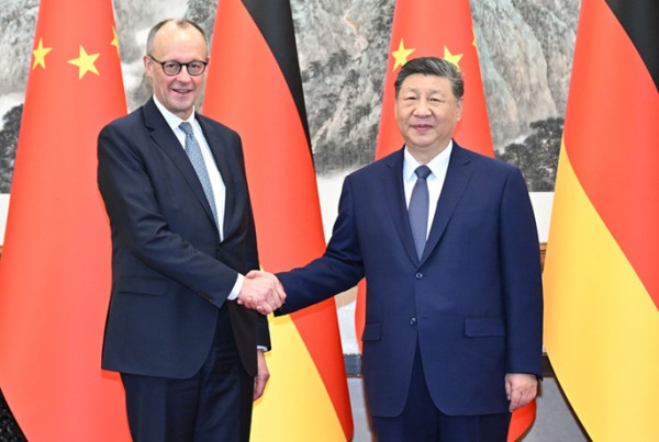 Xi meets Merz, puts forward 3 suggestions for bilateral ties Xi meets Merz, puts forward 3 suggestions for bilateral ties